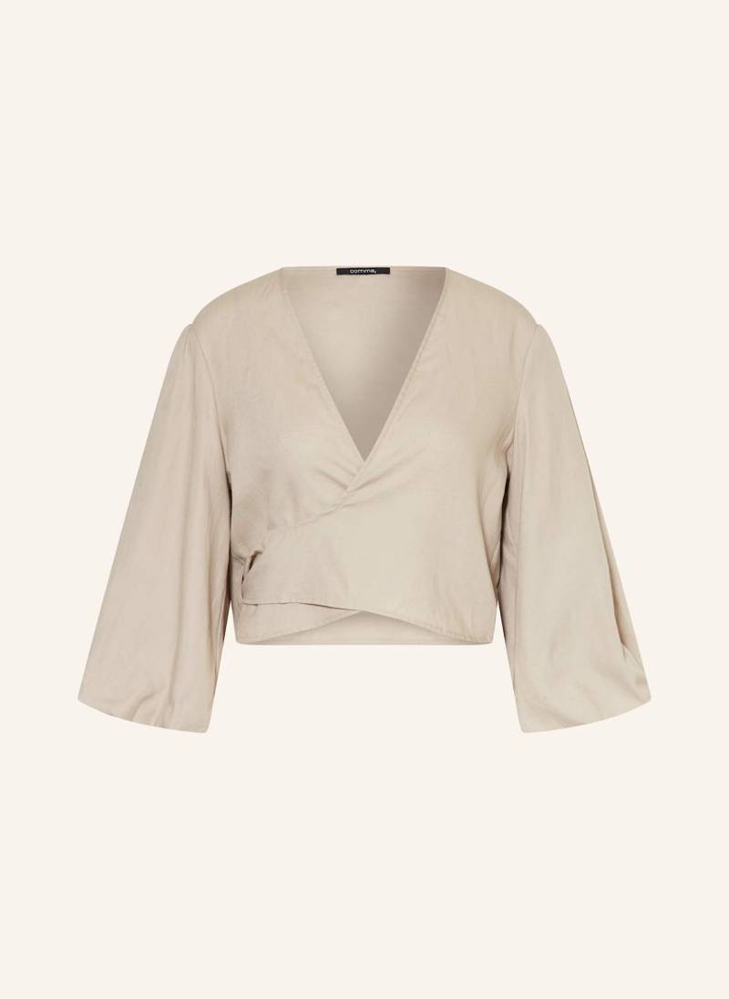 Comma Bluse Mit 3/4-Arm beige von comma