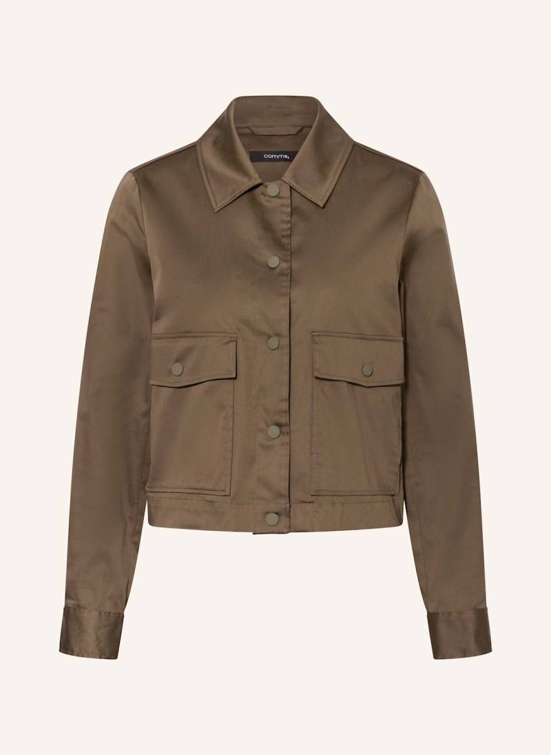 Comma Kastenjacke braun von comma