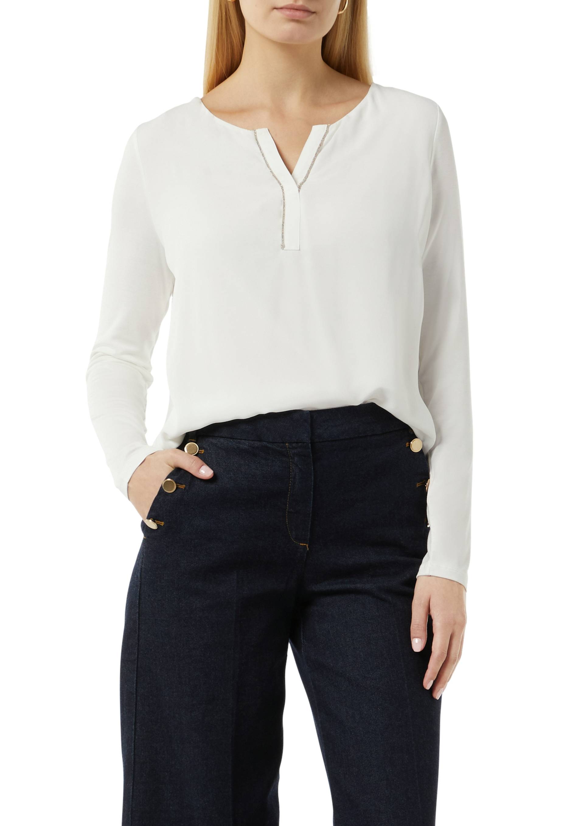 Comma Langarmshirt, mit Ziersteinen Comma Langarmshirt, mit Ziersteinen von comma