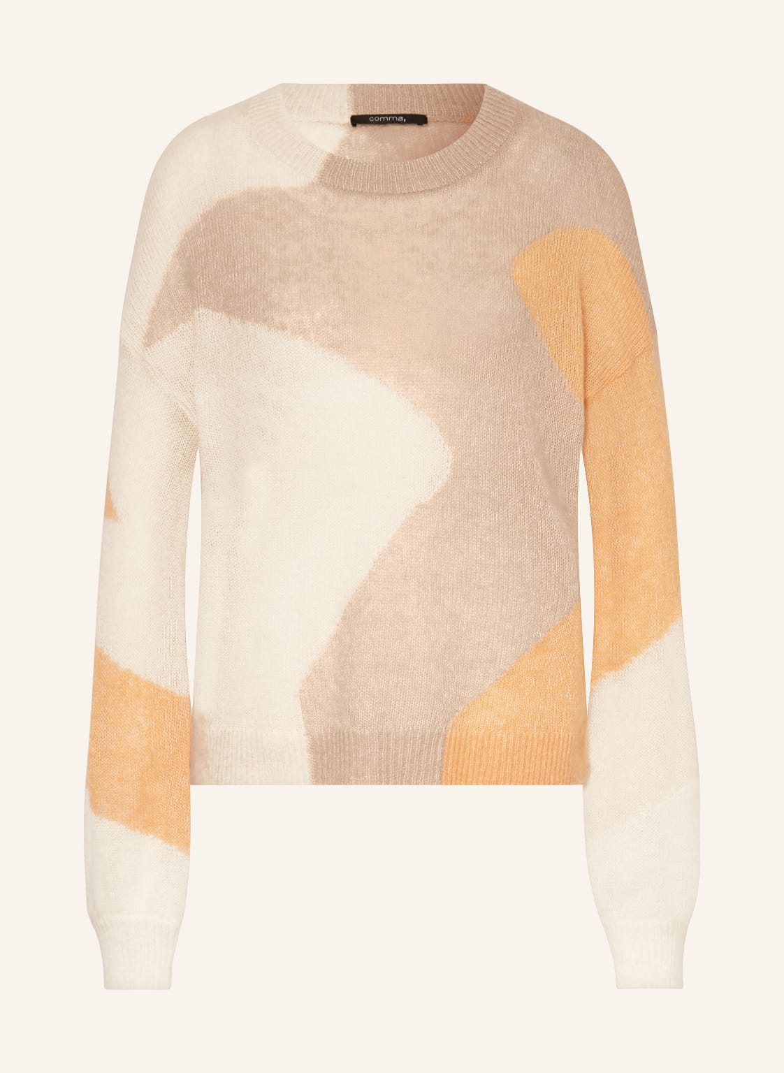 Comma Pullover orange von comma