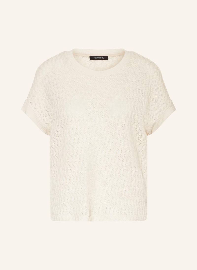 Comma Strickshirt beige von comma
