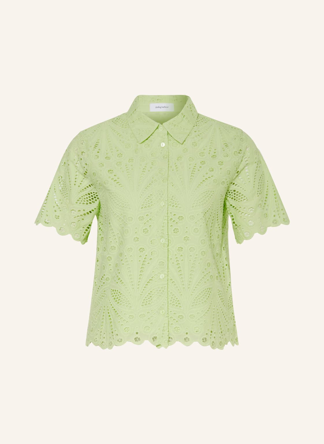 Darling Harbour Bluse Aus Lochspitze gruen Darling Harbour Bluse Aus Lochspitze gruen von darling harbour