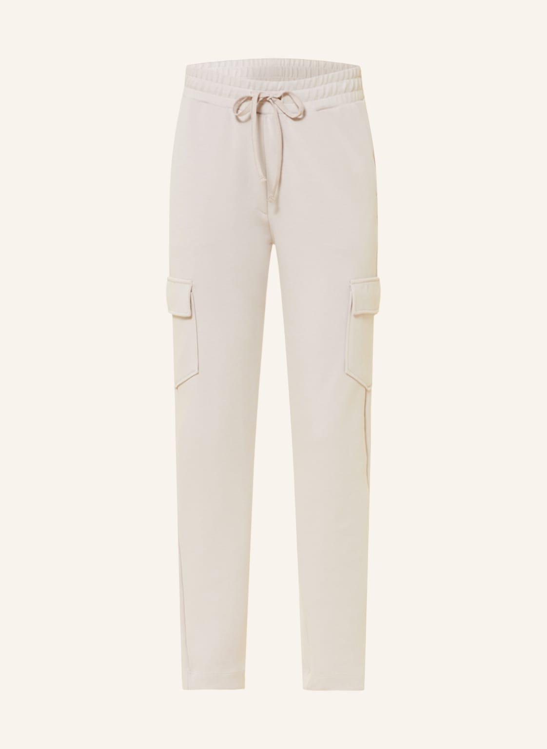 Darling Harbour Cargohose Aus Jersey beige von darling harbour