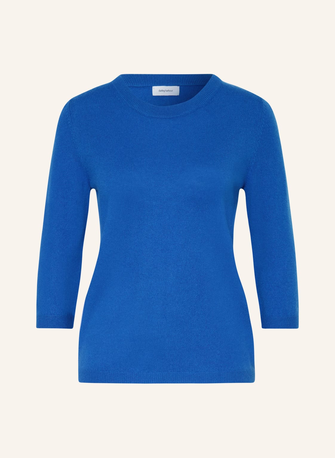 Darling Harbour Cashmere-Pullover Mit 3/4-Arm blau von darling harbour