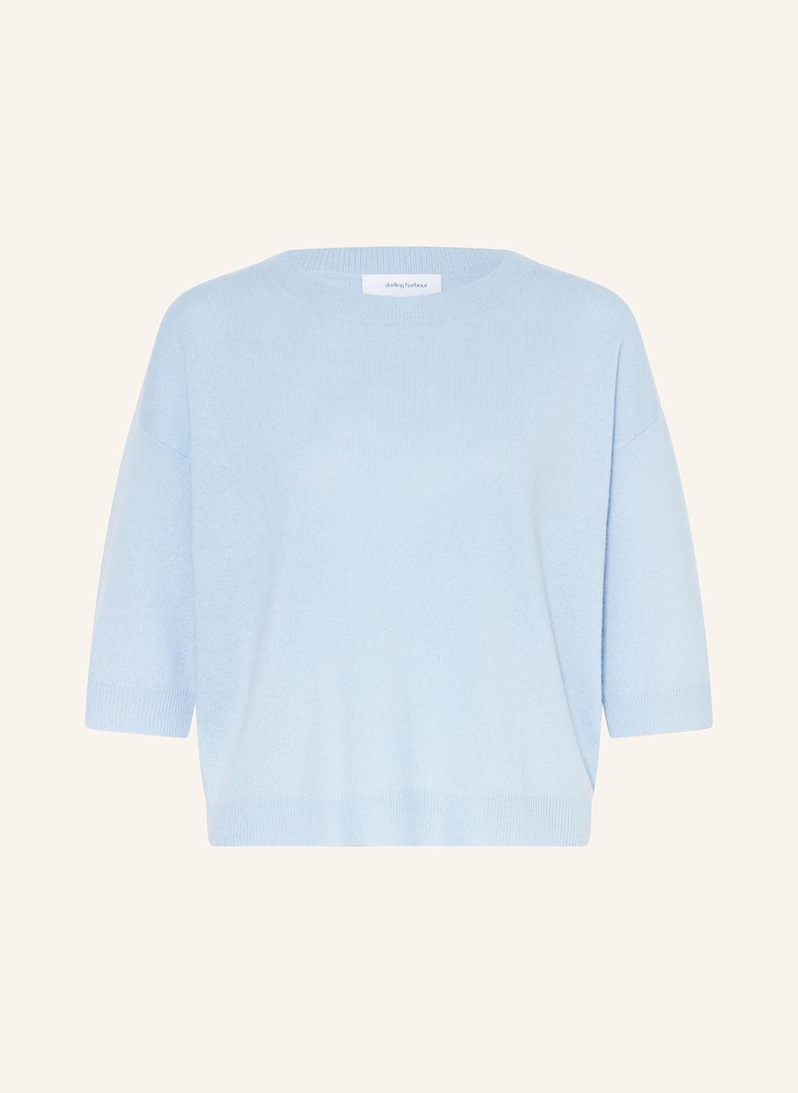 Darling Harbour Cashmere-Pullover Mit 3/4-Arm blau von darling harbour