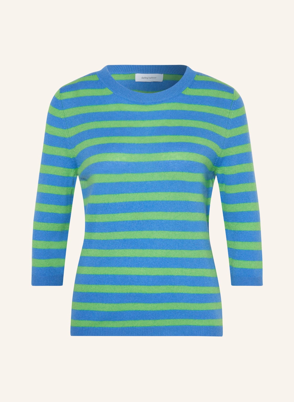 Darling Harbour Cashmere-Pullover Mit 3/4-Arm blau von darling harbour