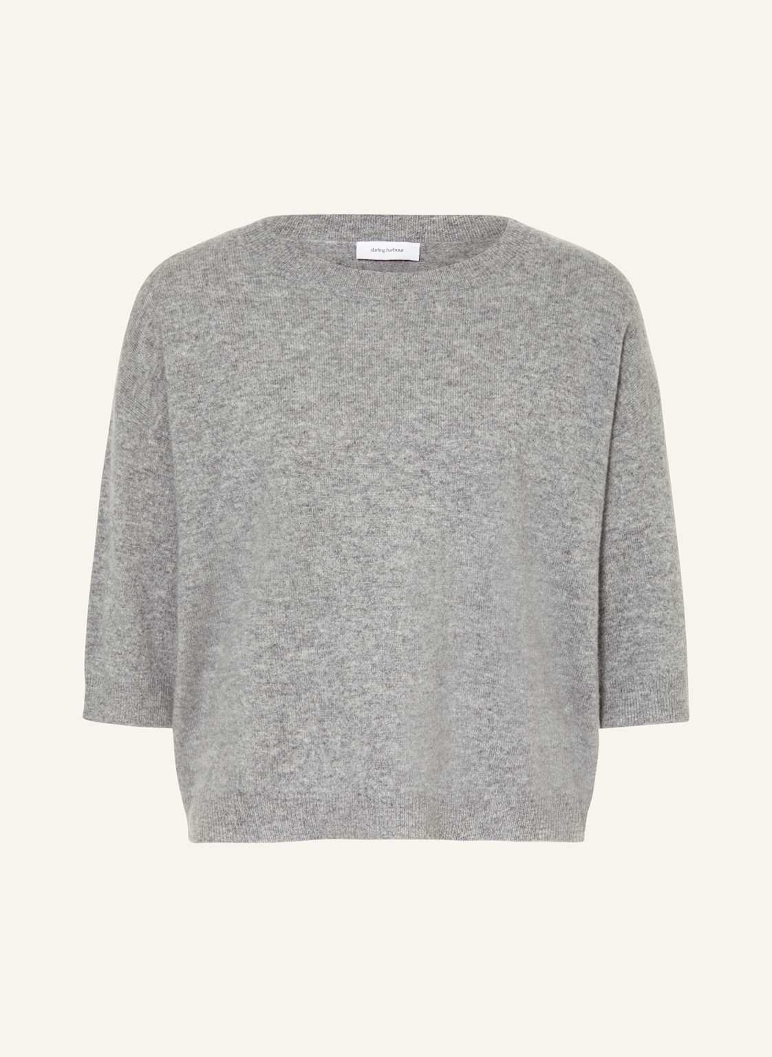 Darling Harbour Cashmere-Pullover Mit 3/4-Arm grau von darling harbour