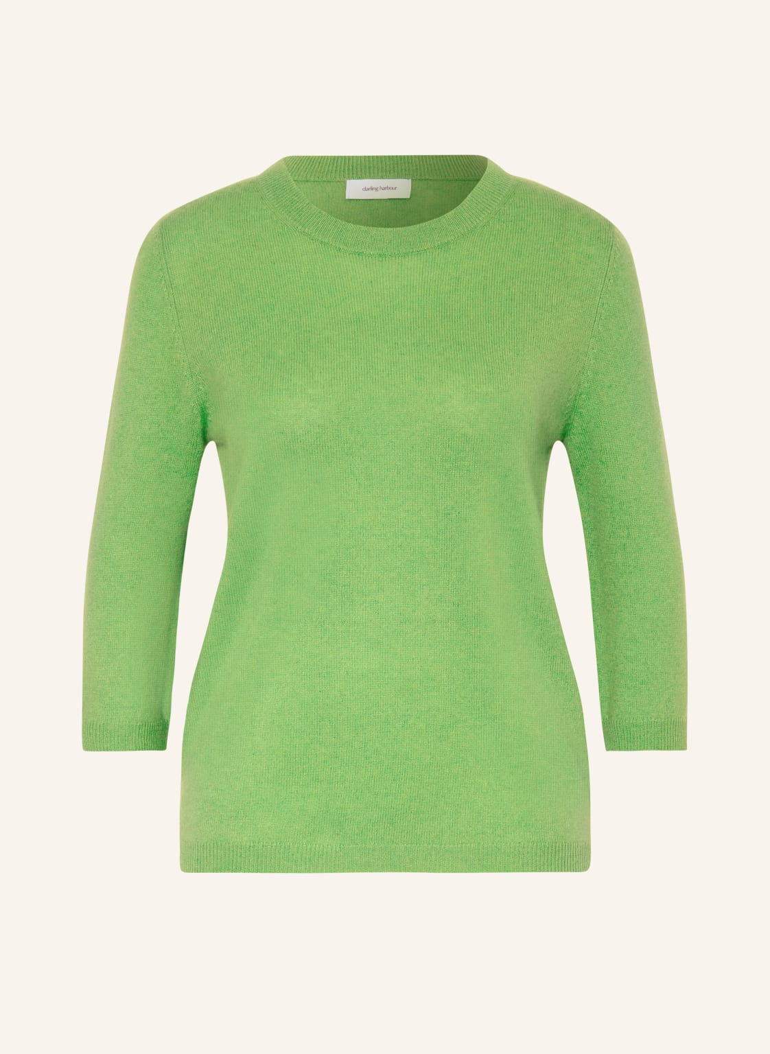 Darling Harbour Cashmere-Pullover Mit 3/4-Arm gruen von darling harbour