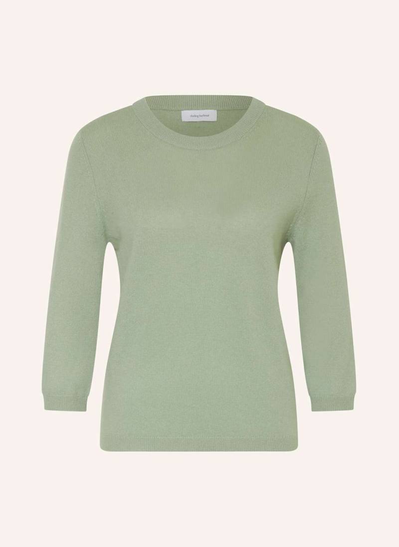 Darling Harbour Cashmere-Pullover Mit 3/4-Arm gruen von darling harbour