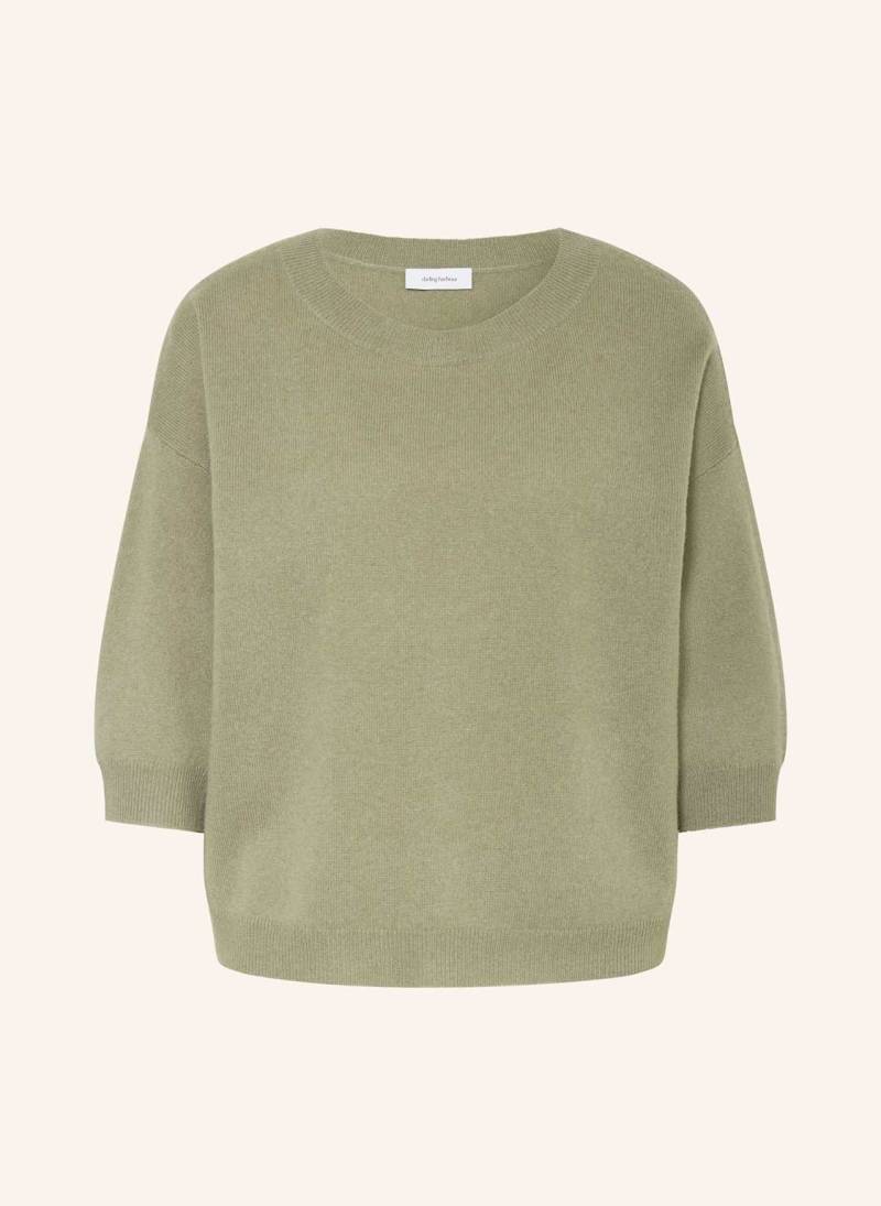 Darling Harbour Cashmere-Pullover Mit 3/4-Arm gruen von darling harbour