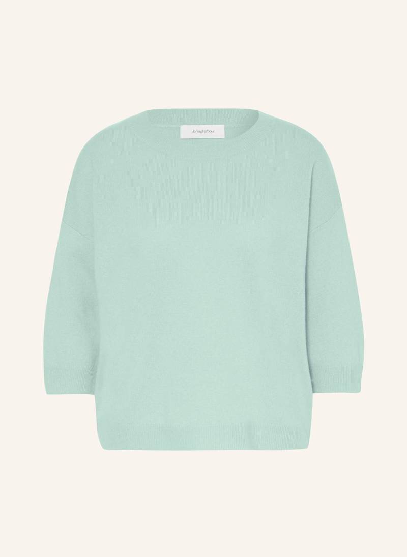 Darling Harbour Cashmere-Pullover Mit 3/4-Arm gruen von darling harbour