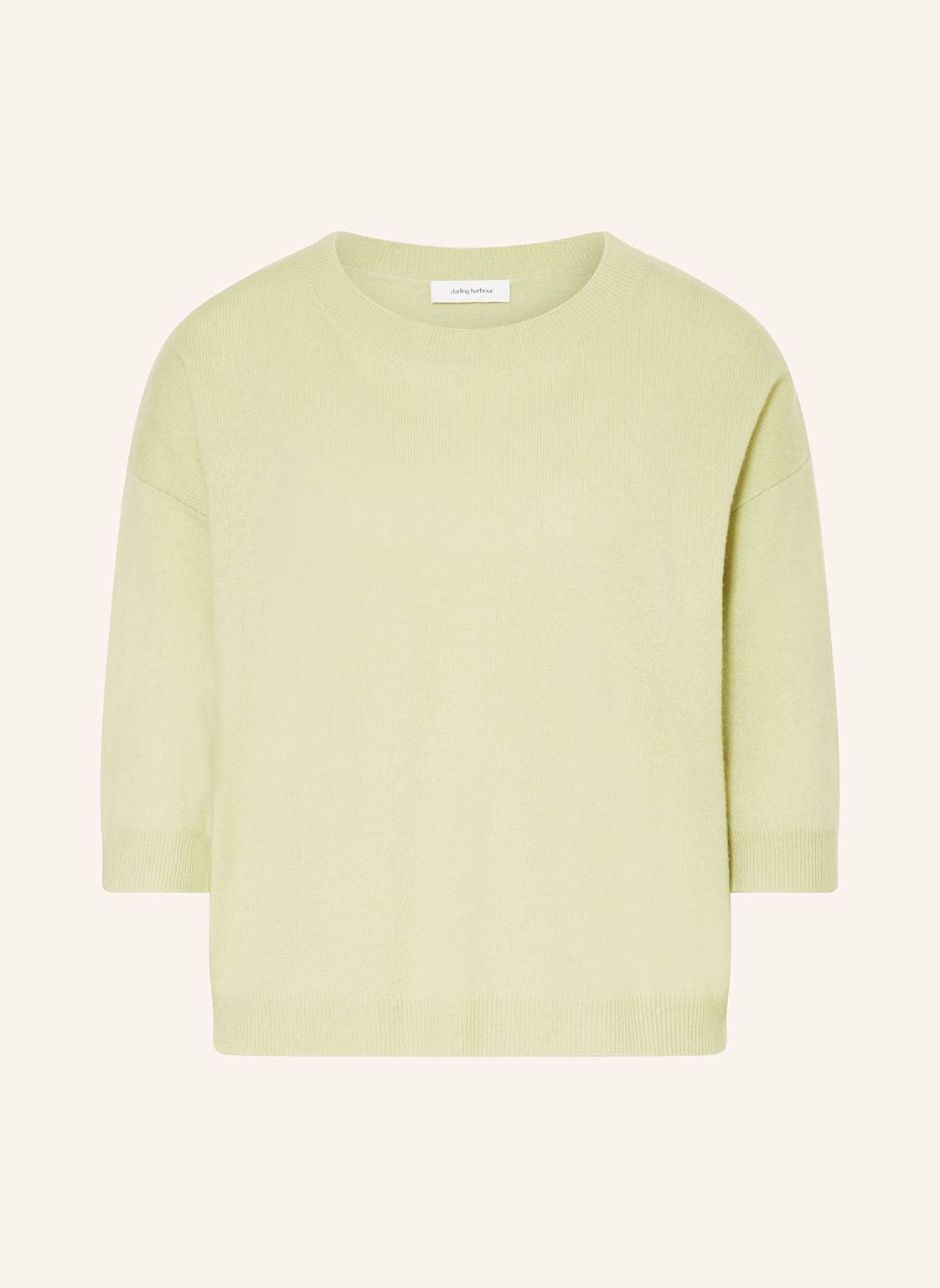 Darling Harbour Cashmere-Pullover Mit 3/4-Arm gruen von darling harbour