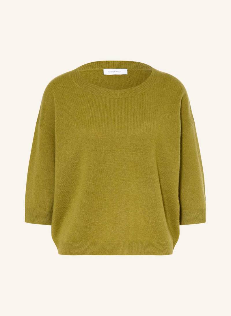 Darling Harbour Cashmere-Pullover Mit 3/4-Arm gruen von darling harbour
