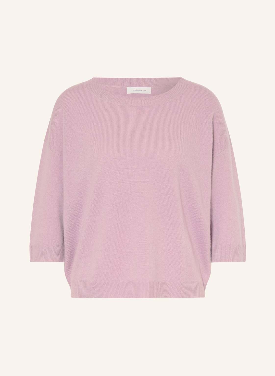 Darling Harbour Cashmere-Pullover Mit 3/4-Arm lila von darling harbour