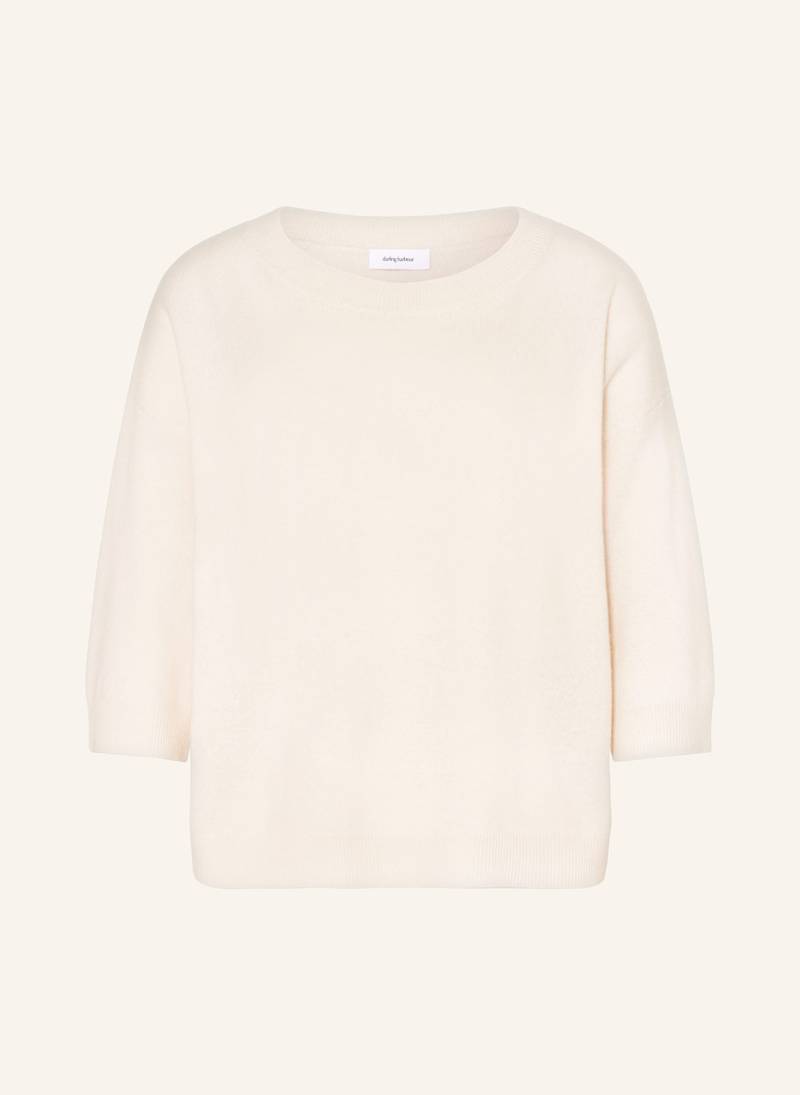 Darling Harbour Cashmere-Pullover Mit 3/4-Arm weiss von darling harbour