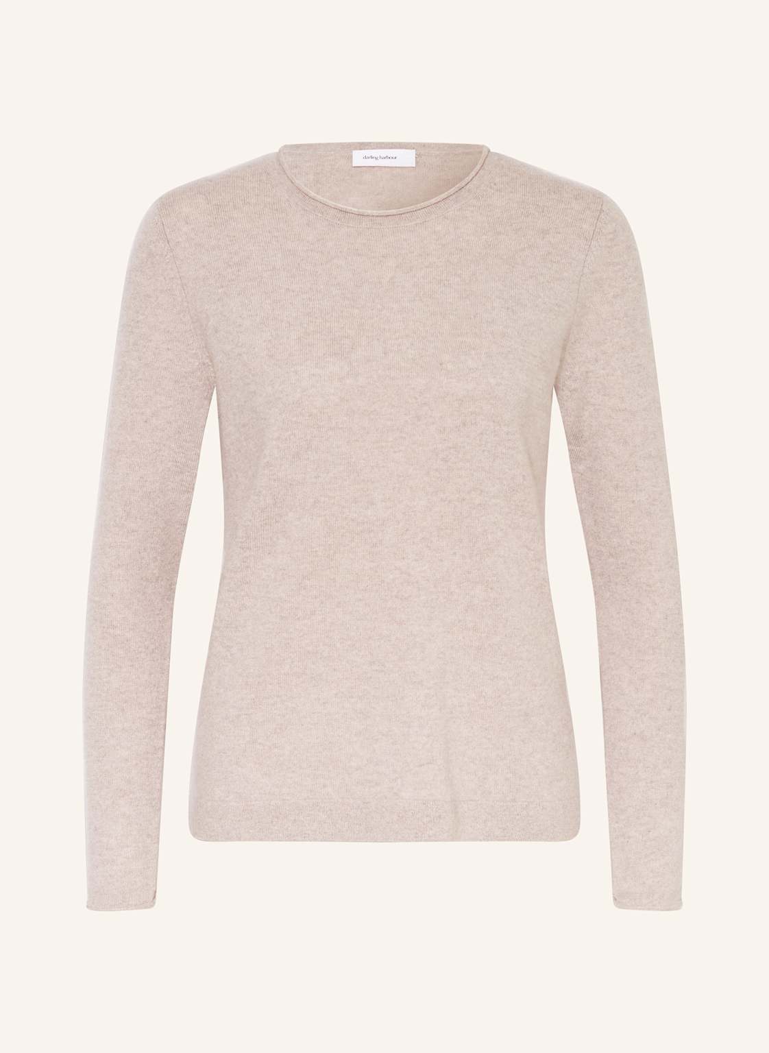 Darling Harbour Cashmere-Pullover beige von darling harbour