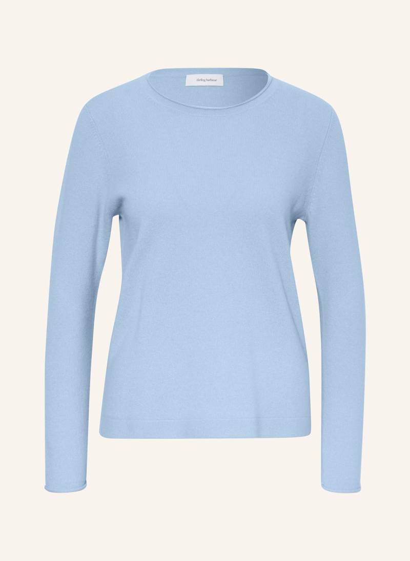 Darling Harbour Cashmere-Pullover blau von darling harbour