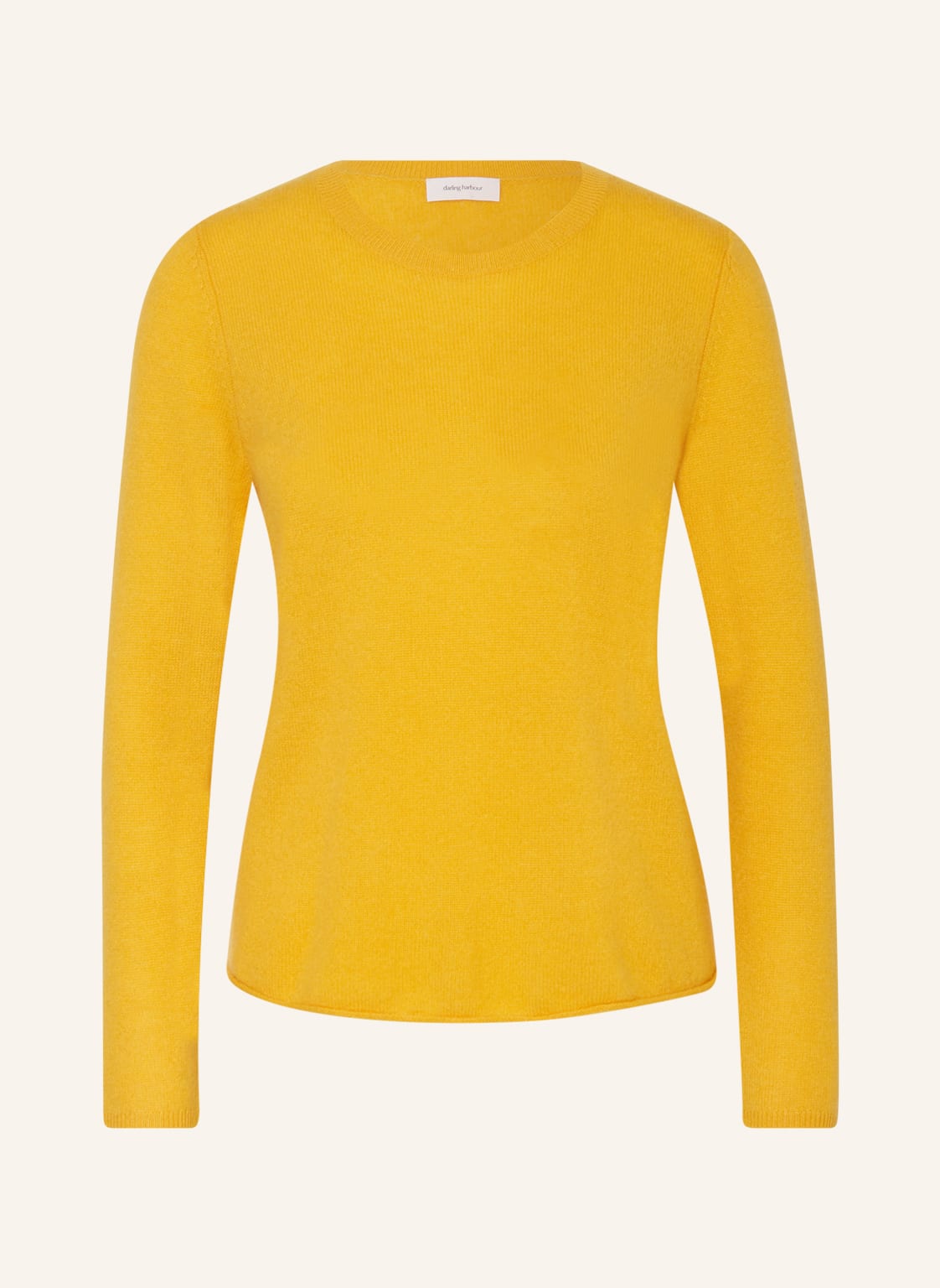 Darling Harbour Cashmere-Pullover gelb von darling harbour