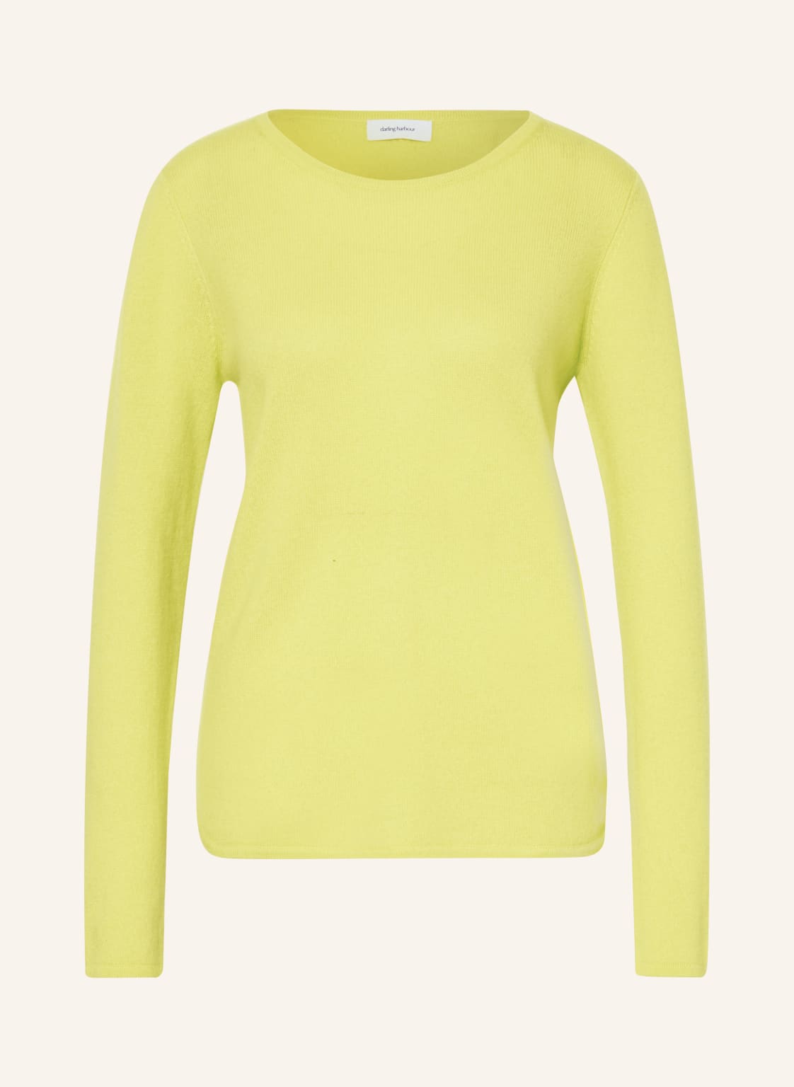 Darling Harbour Cashmere-Pullover gelb von darling harbour