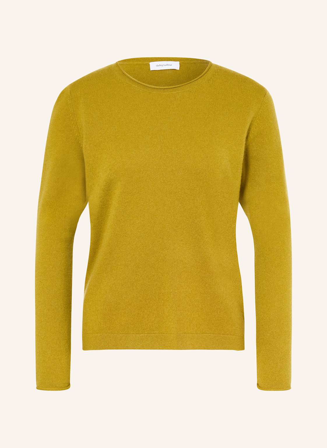Darling Harbour Cashmere-Pullover gelb von darling harbour