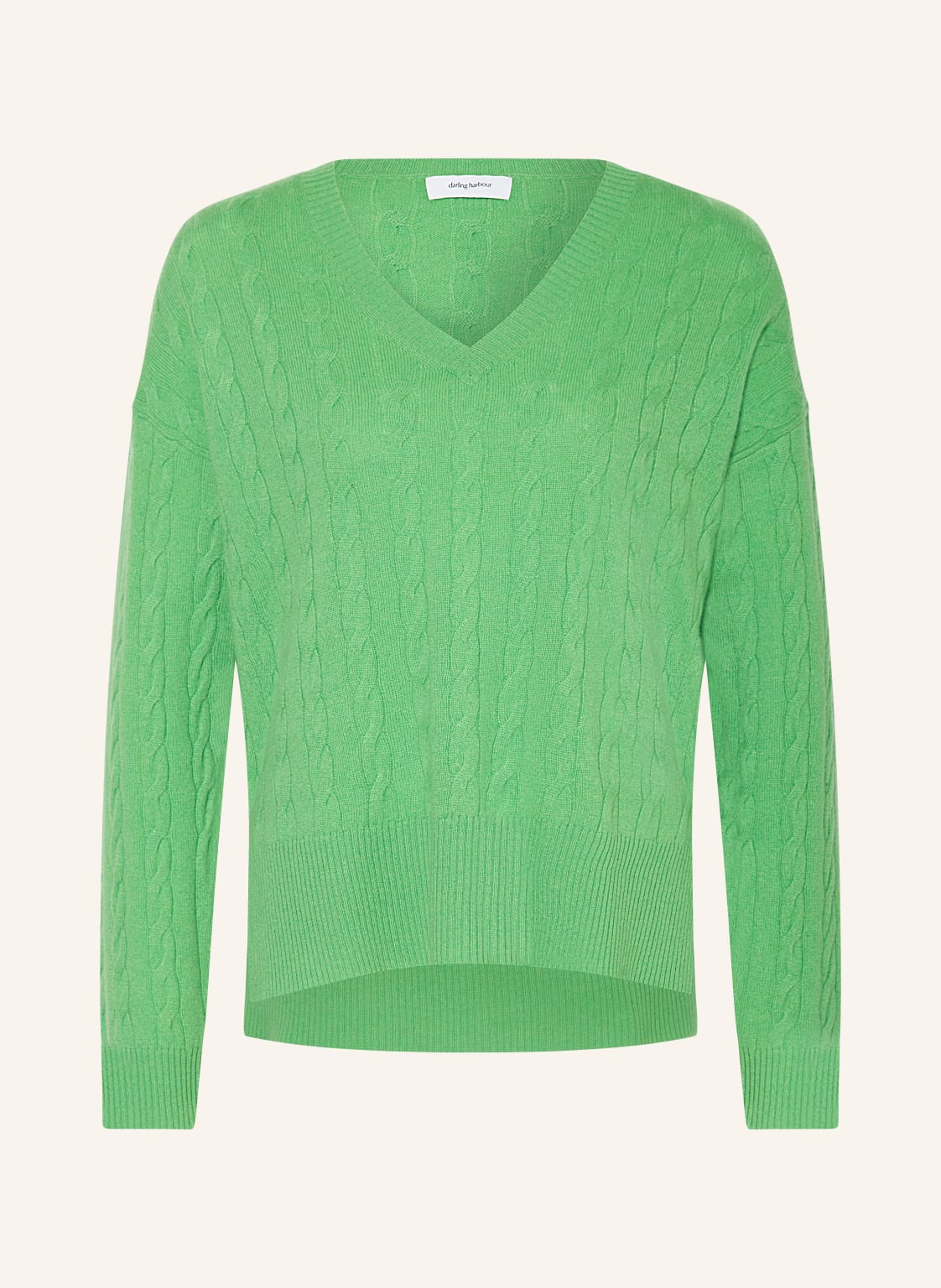 Darling Harbour Cashmere-Pullover gruen von darling harbour