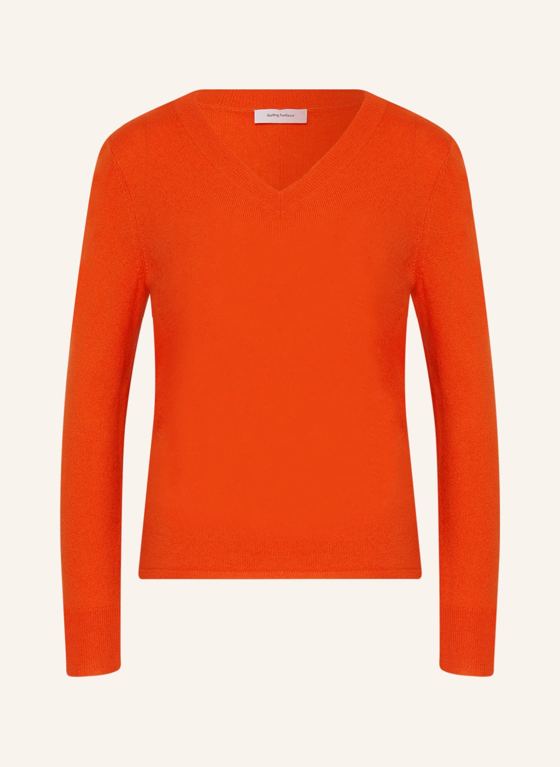 Darling Harbour Cashmere-Pullover orange von darling harbour