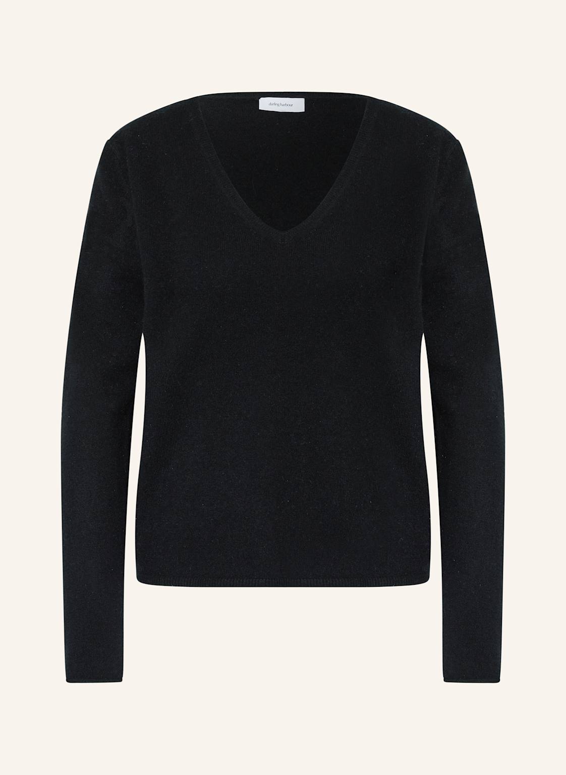 Darling Harbour Cashmere-Pullover schwarz von darling harbour
