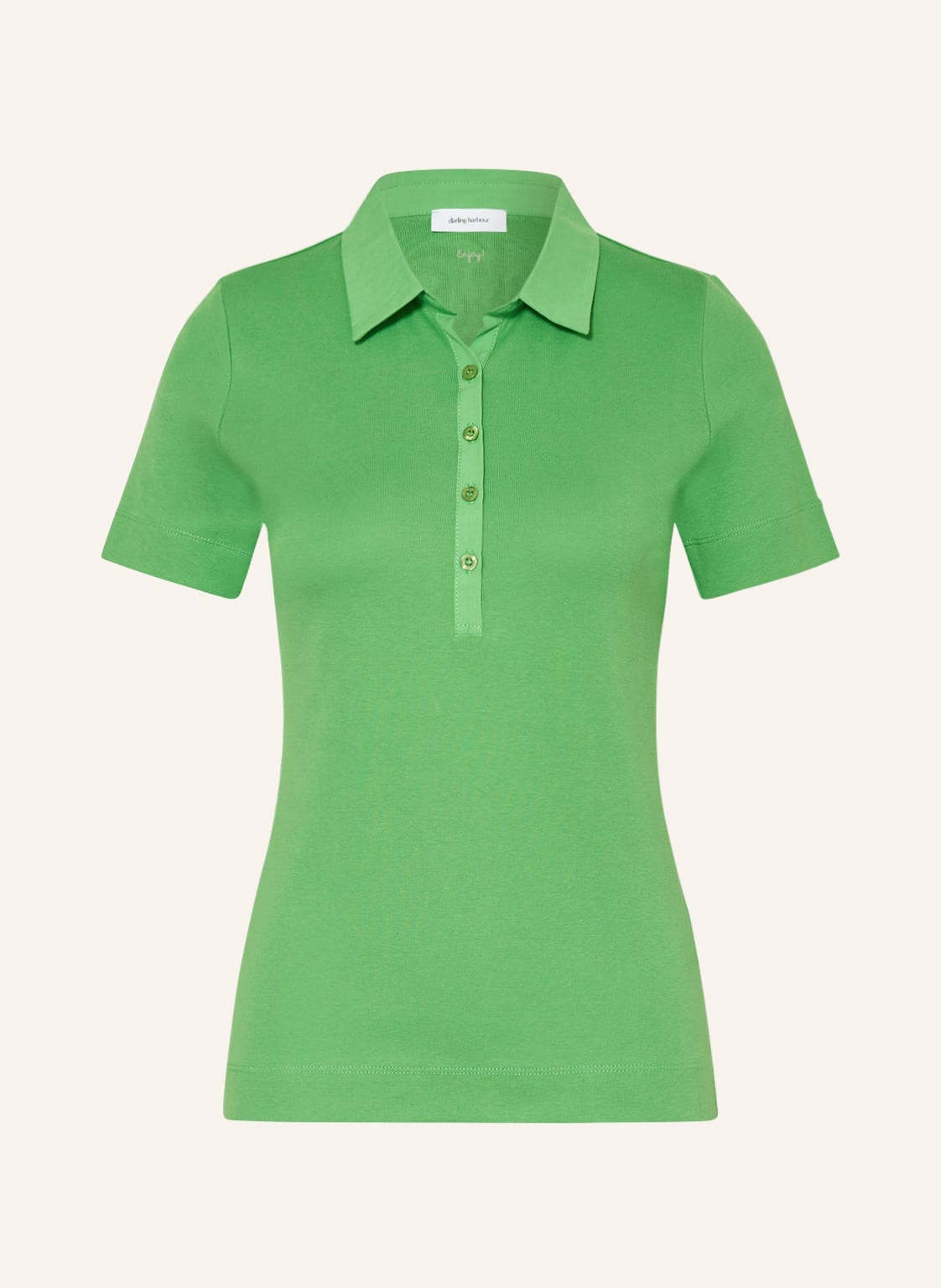 Darling Harbour Jersey-Poloshirt gruen von darling harbour