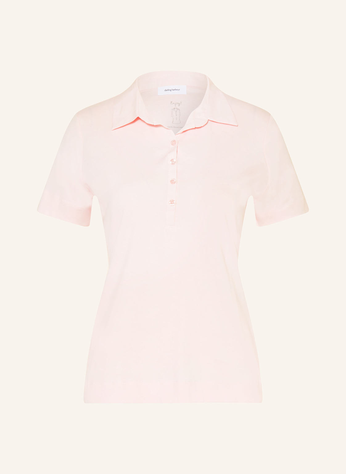 Darling Harbour Jersey-Poloshirt rosa Darling Harbour Jersey-Poloshirt rosa von darling harbour