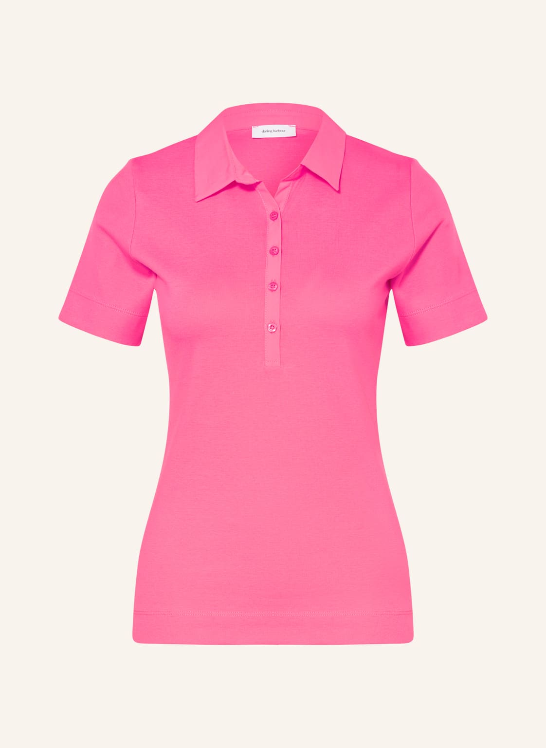 Darling Harbour Jersey-Poloshirt rot von darling harbour