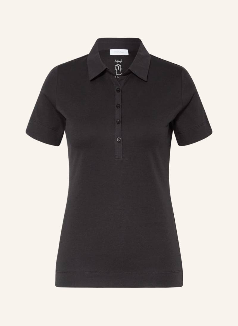 Darling Harbour Jersey-Poloshirt schwarz von darling harbour