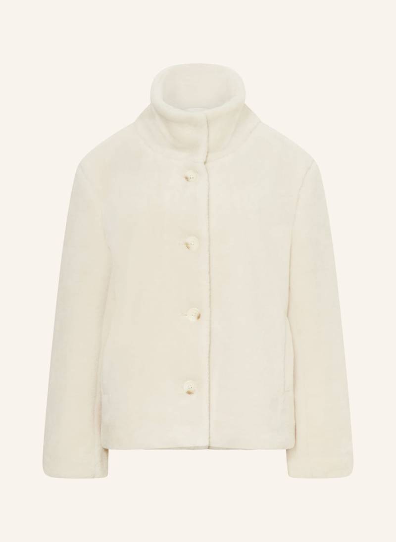 Darling Harbour Kunstfell-Jacke beige von darling harbour