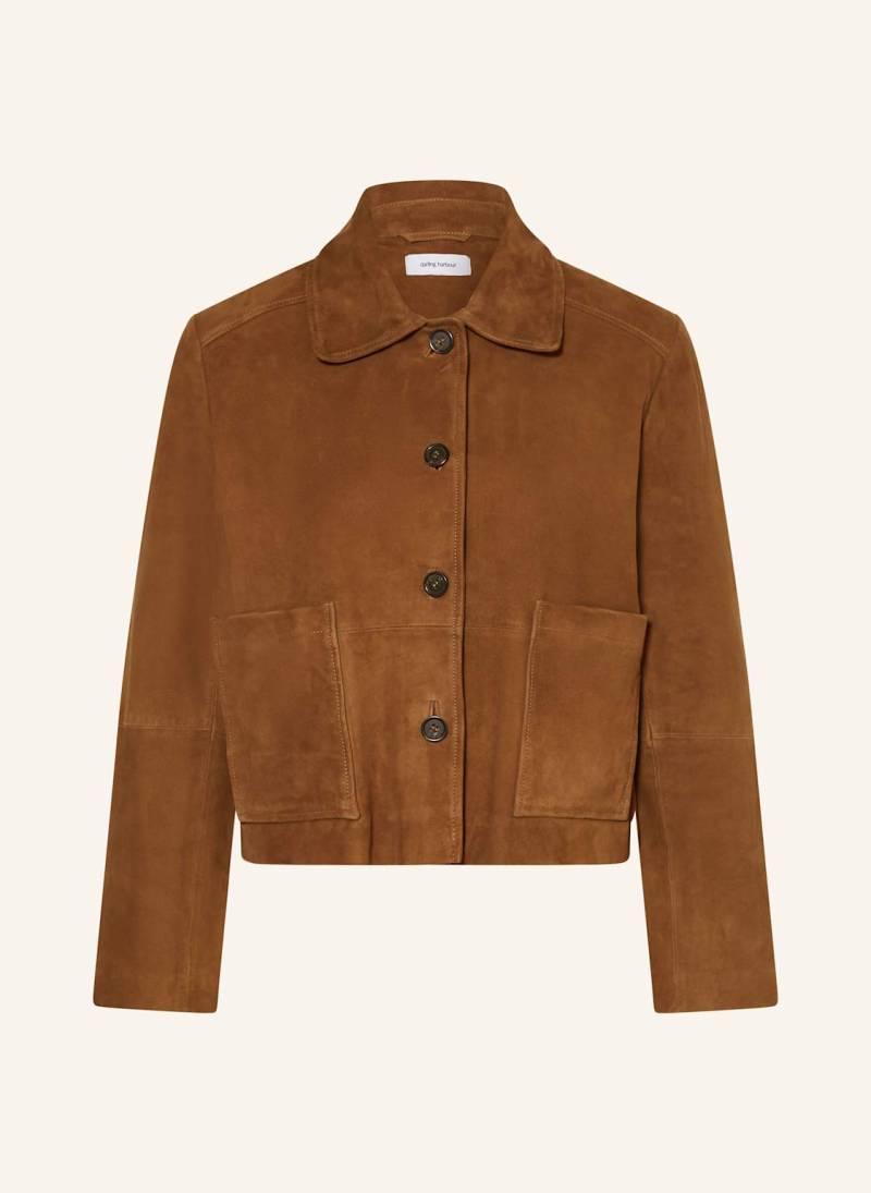 Darling Harbour Lederjacke braun von darling harbour