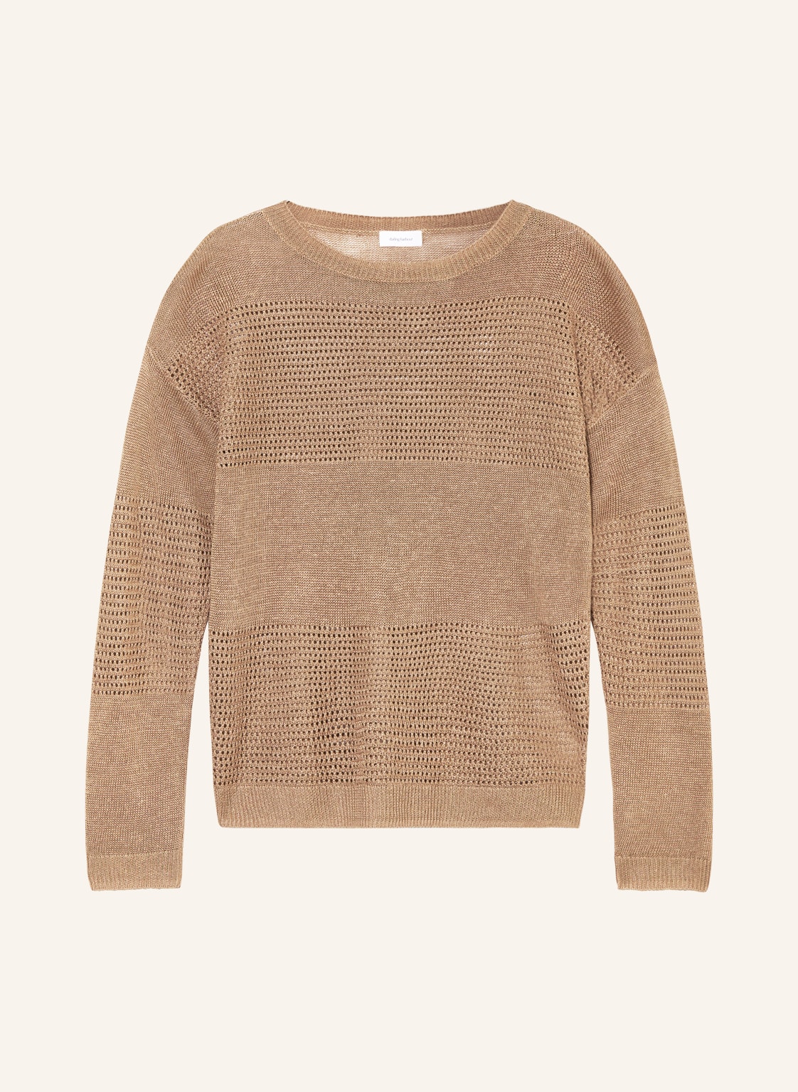 Darling Harbour Leinenpullover beige von darling harbour