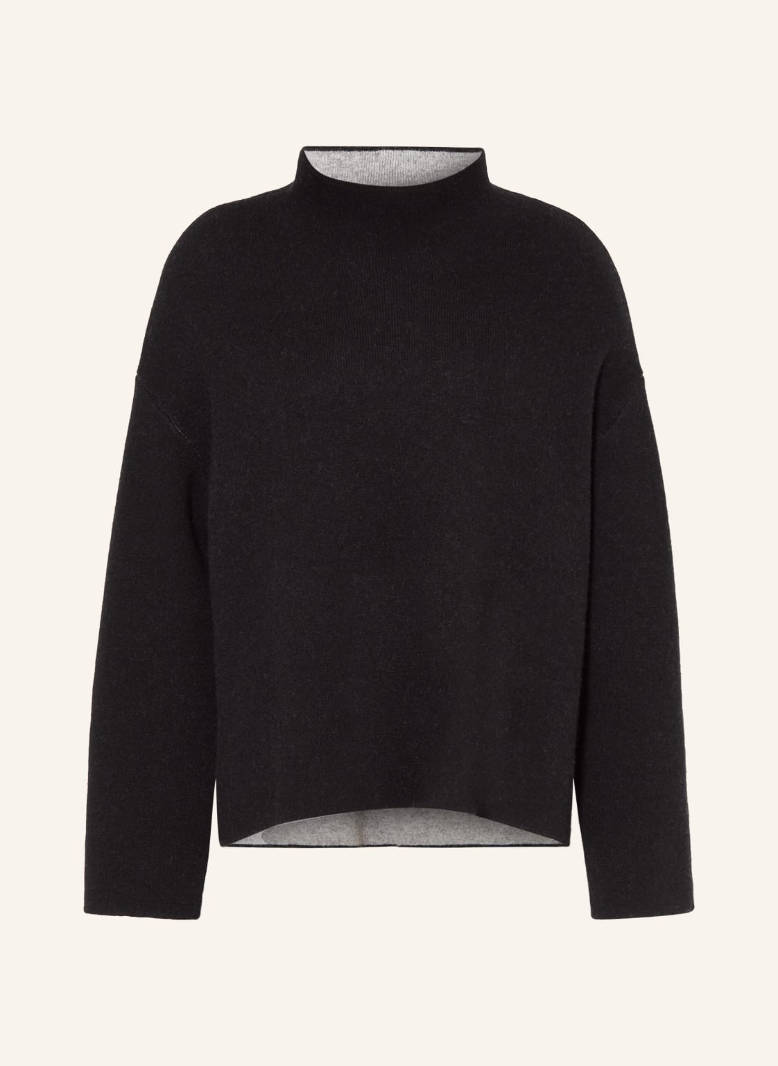 Darling Harbour Oversized-Pullover Mit Cashmere schwarz von darling harbour