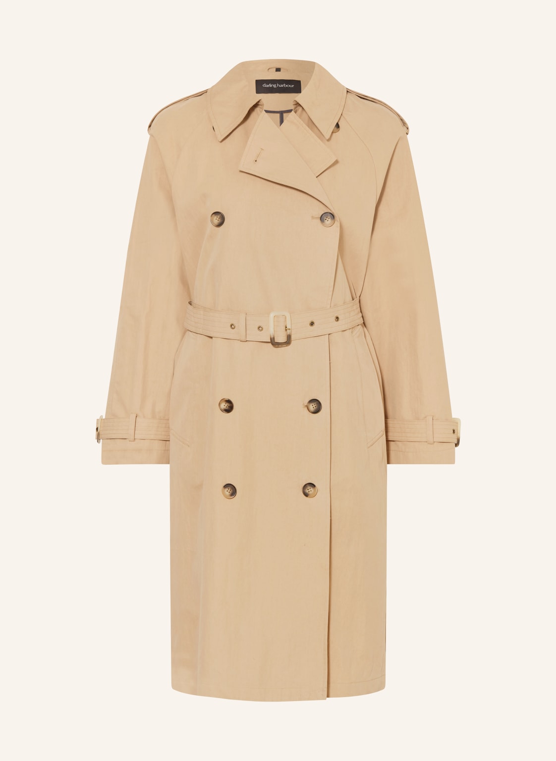 Darling Harbour Oversized-Trenchcoat beige von darling harbour