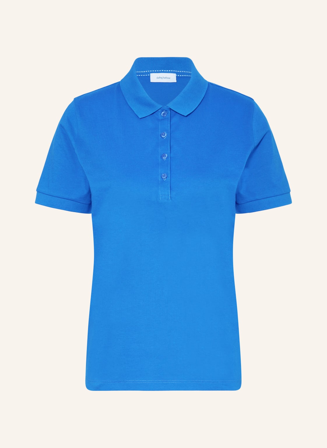 Darling Harbour Pique-Poloshirt blau von darling harbour