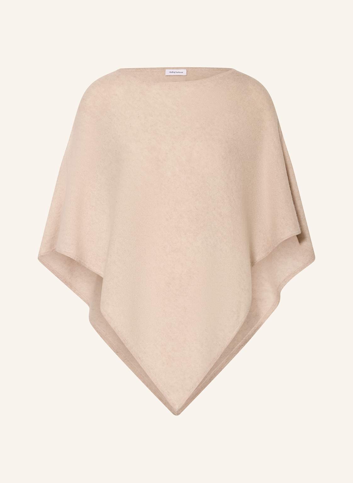Darling Harbour Poncho Aus Cashmere beige von darling harbour