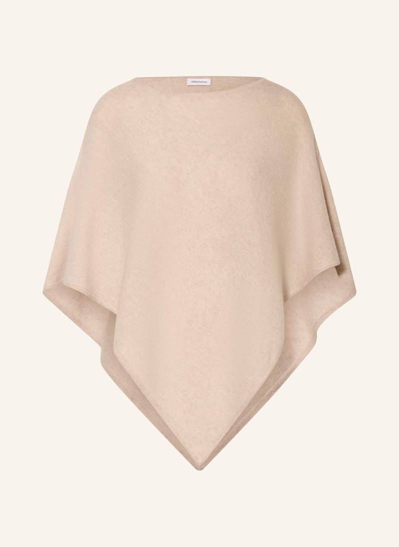 Darling Harbour Poncho Aus Cashmere beige von darling harbour