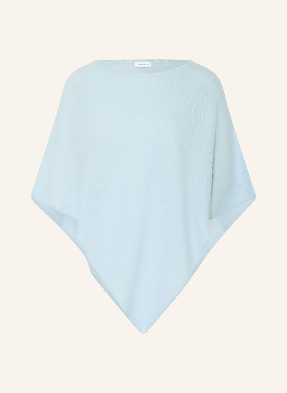 Darling Harbour Poncho Aus Cashmere blau von darling harbour