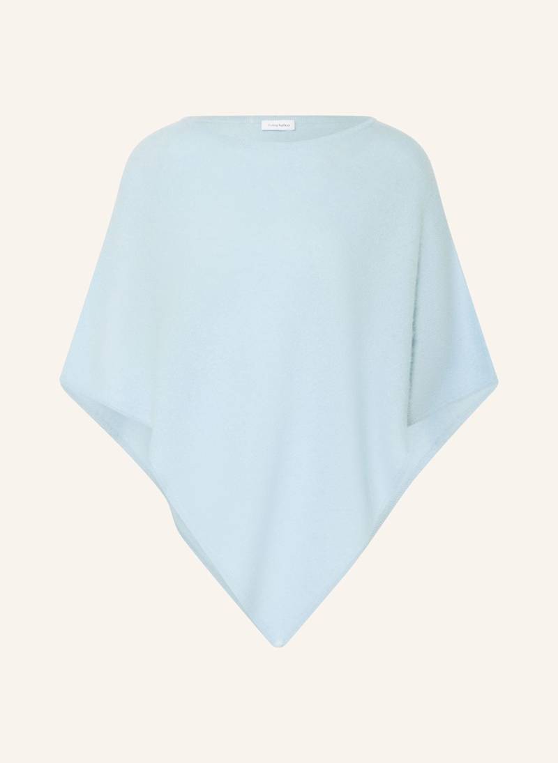 Darling Harbour Poncho Aus Cashmere blau von darling harbour