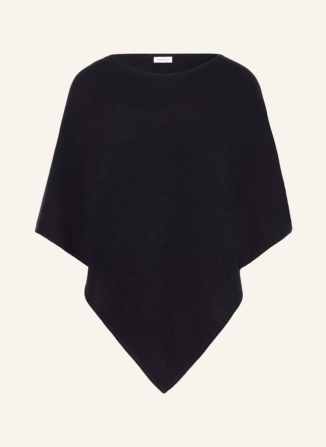 Darling Harbour Poncho Aus Cashmere schwarz von darling harbour