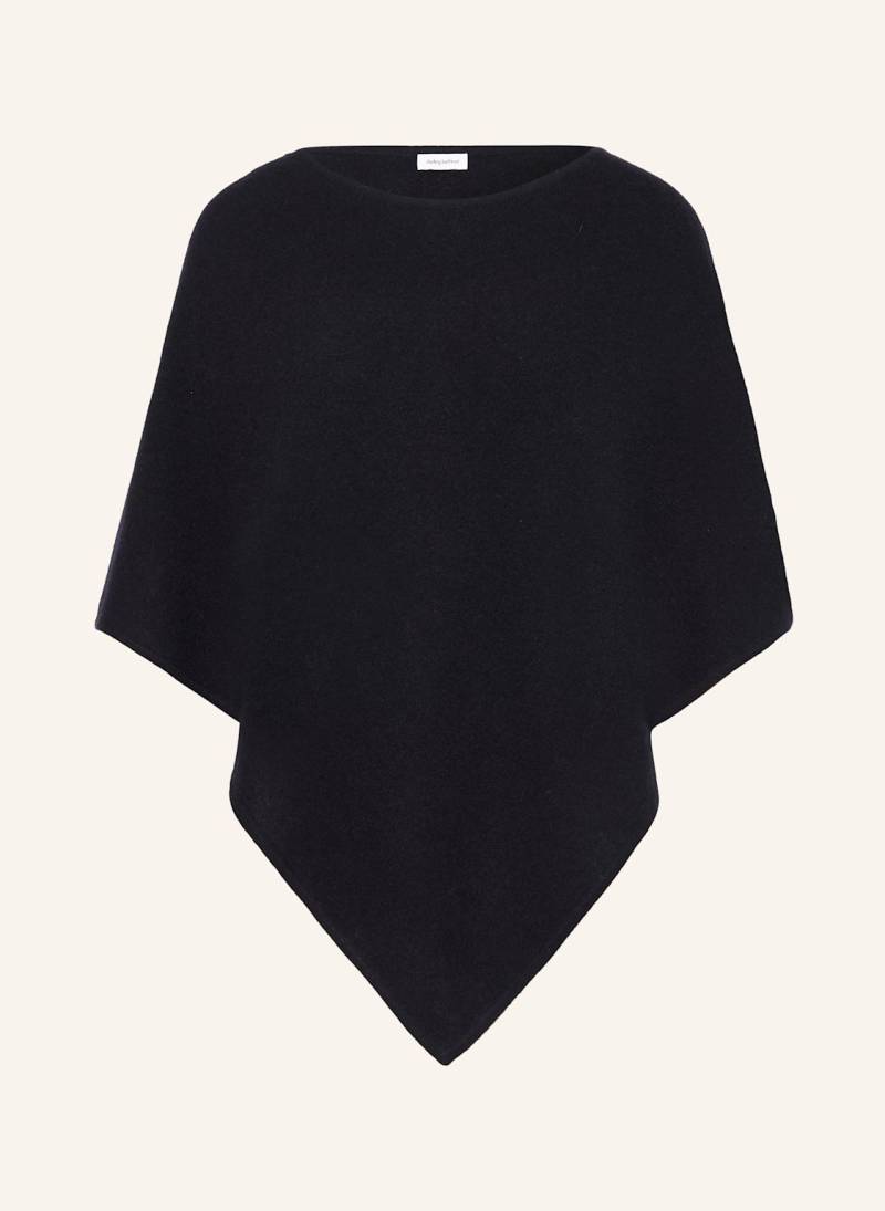 Darling Harbour Poncho Aus Cashmere schwarz von darling harbour