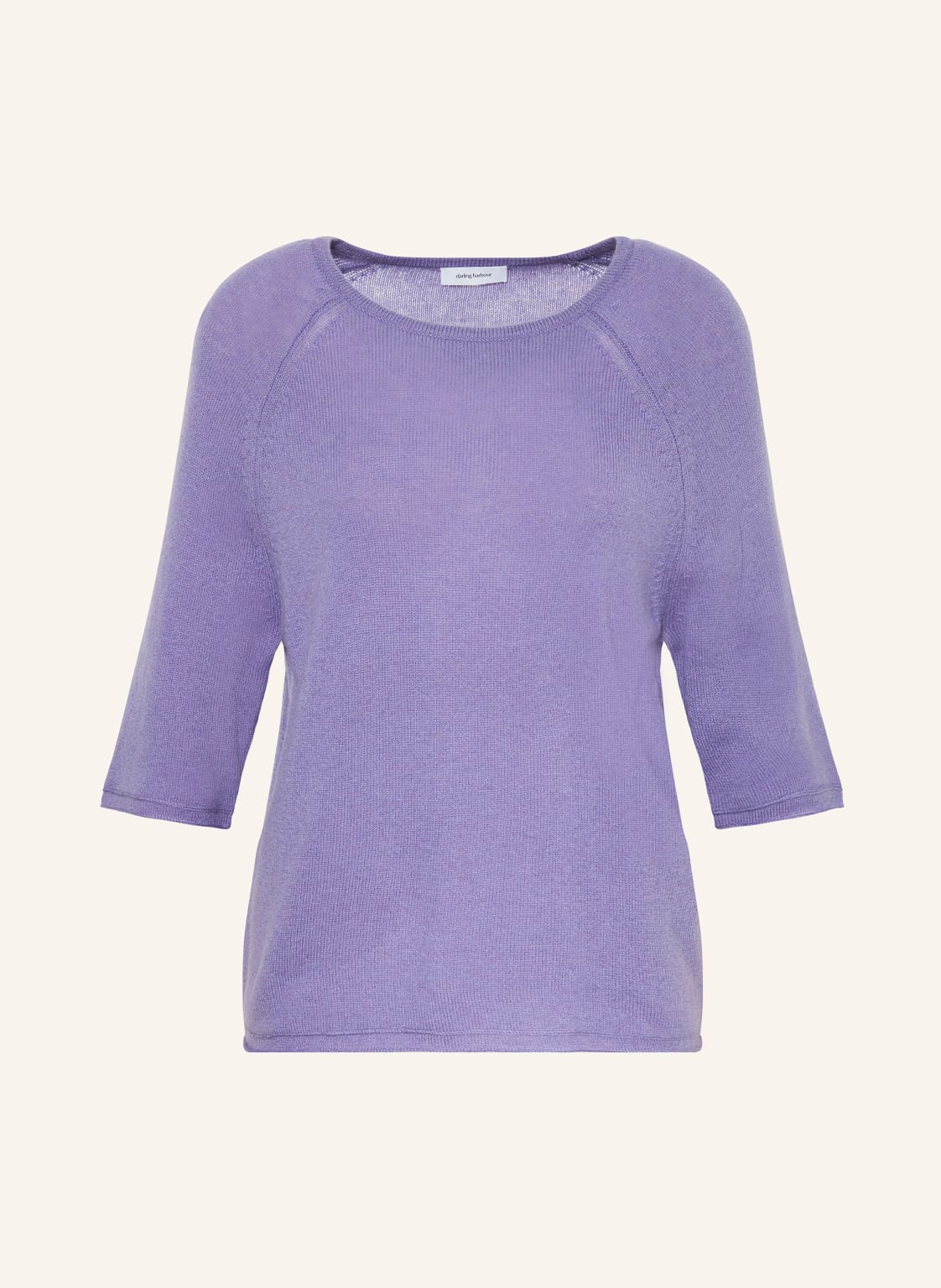 Darling Harbour Pullover Mit Cashmere Und 3/4-Arm lila von darling harbour