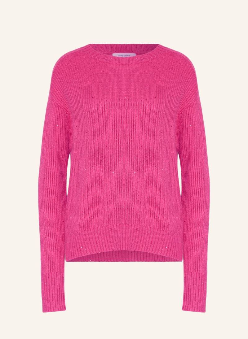 Darling Harbour Pullover Mit Pailletten pink von darling harbour