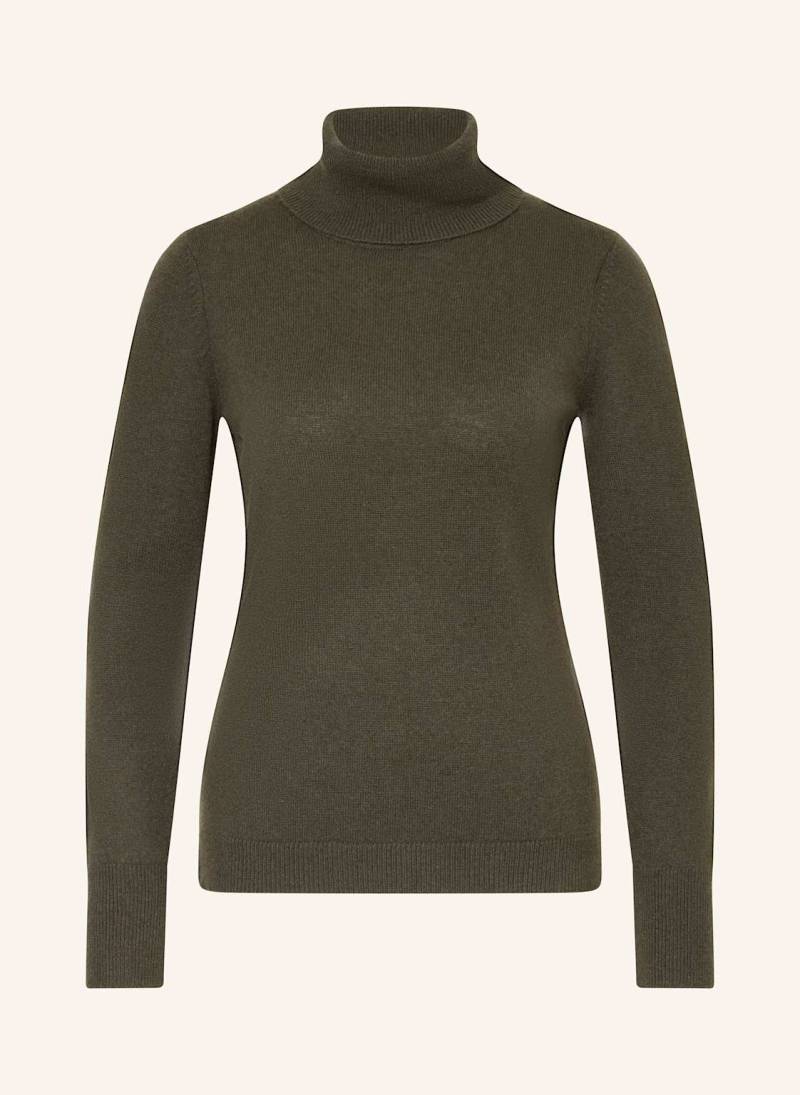 Darling Harbour Rollkragenpullover Aus Cashmere gruen von darling harbour