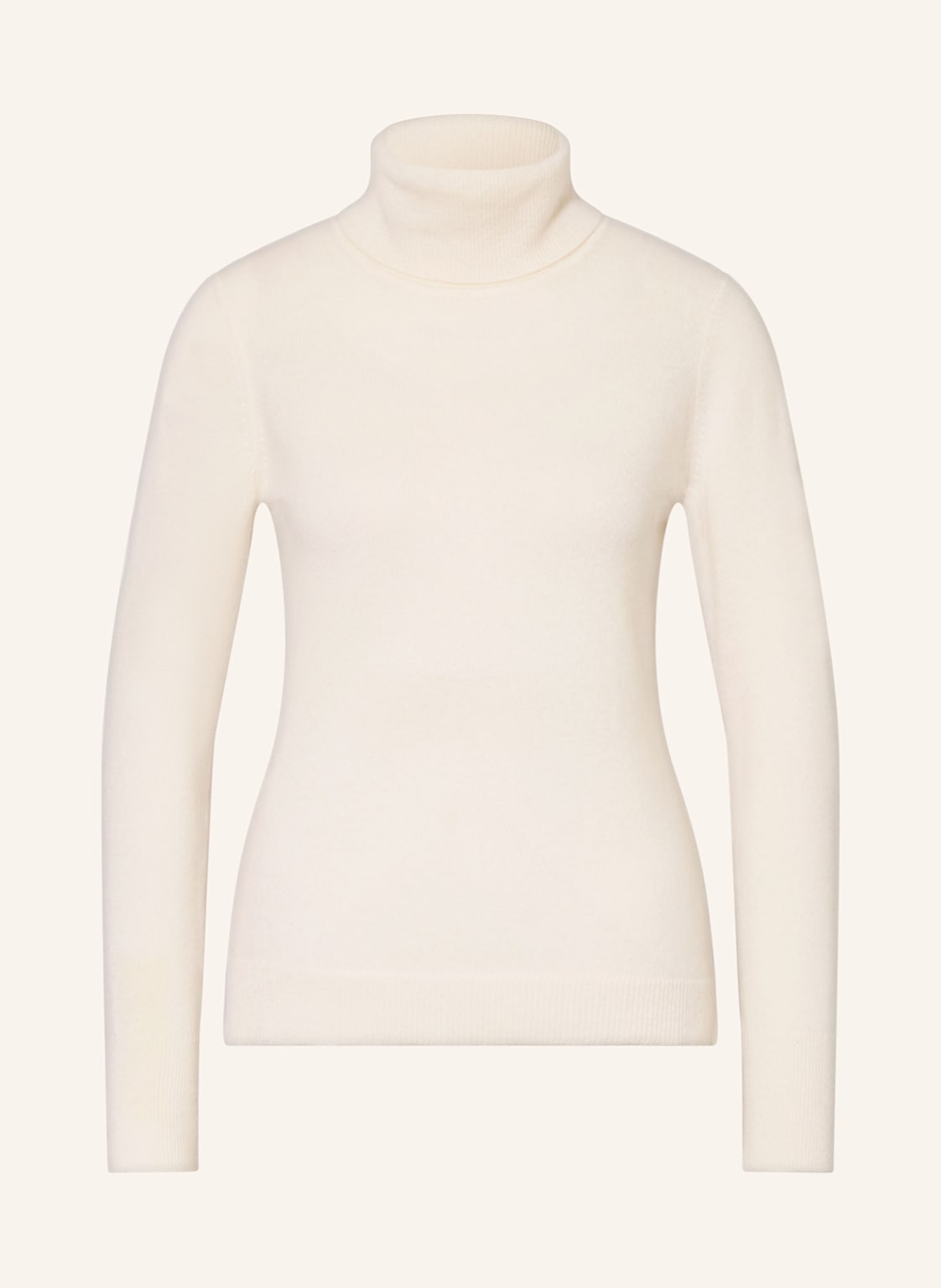Darling Harbour Rollkragenpullover Aus Cashmere weiss von darling harbour