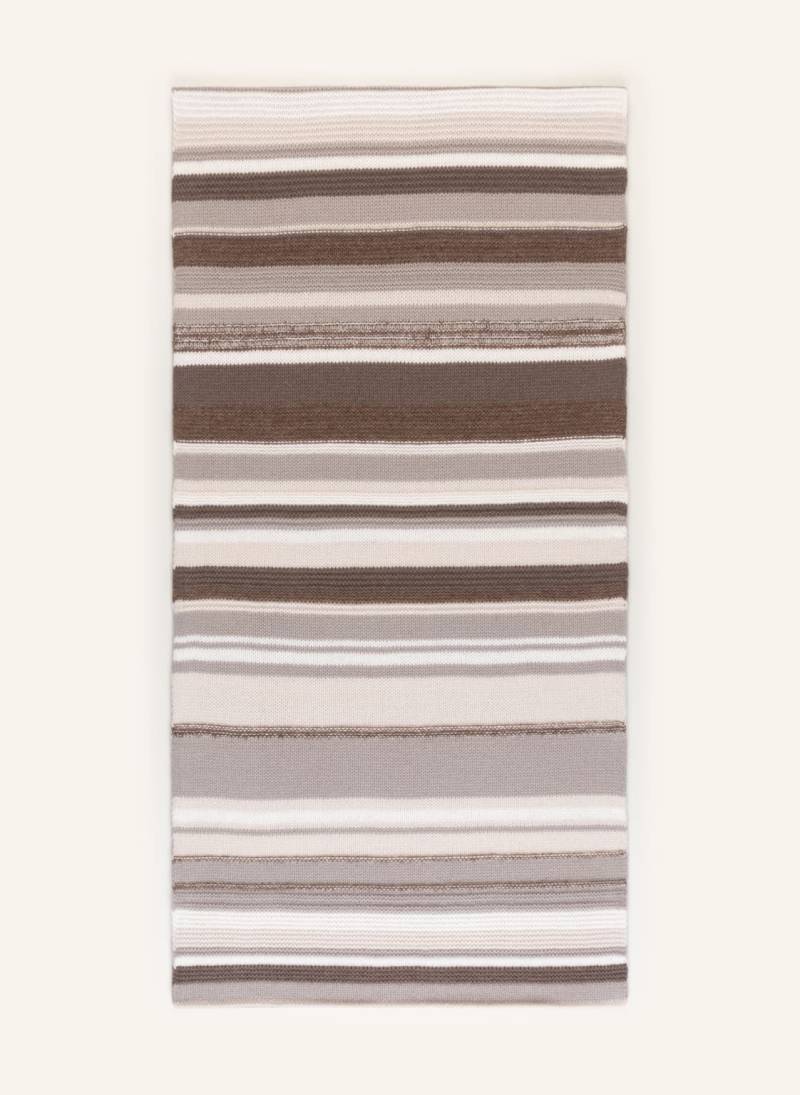 Darling Harbour Schal Mit Cashmere braun von darling harbour