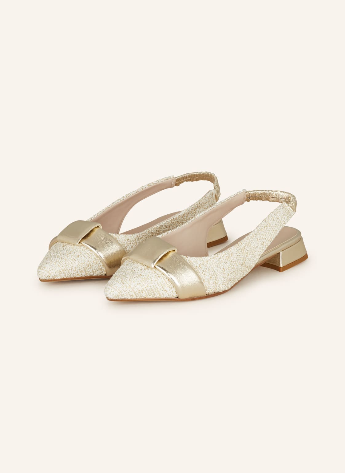 Darling Harbour Slingballerinas beige von darling harbour