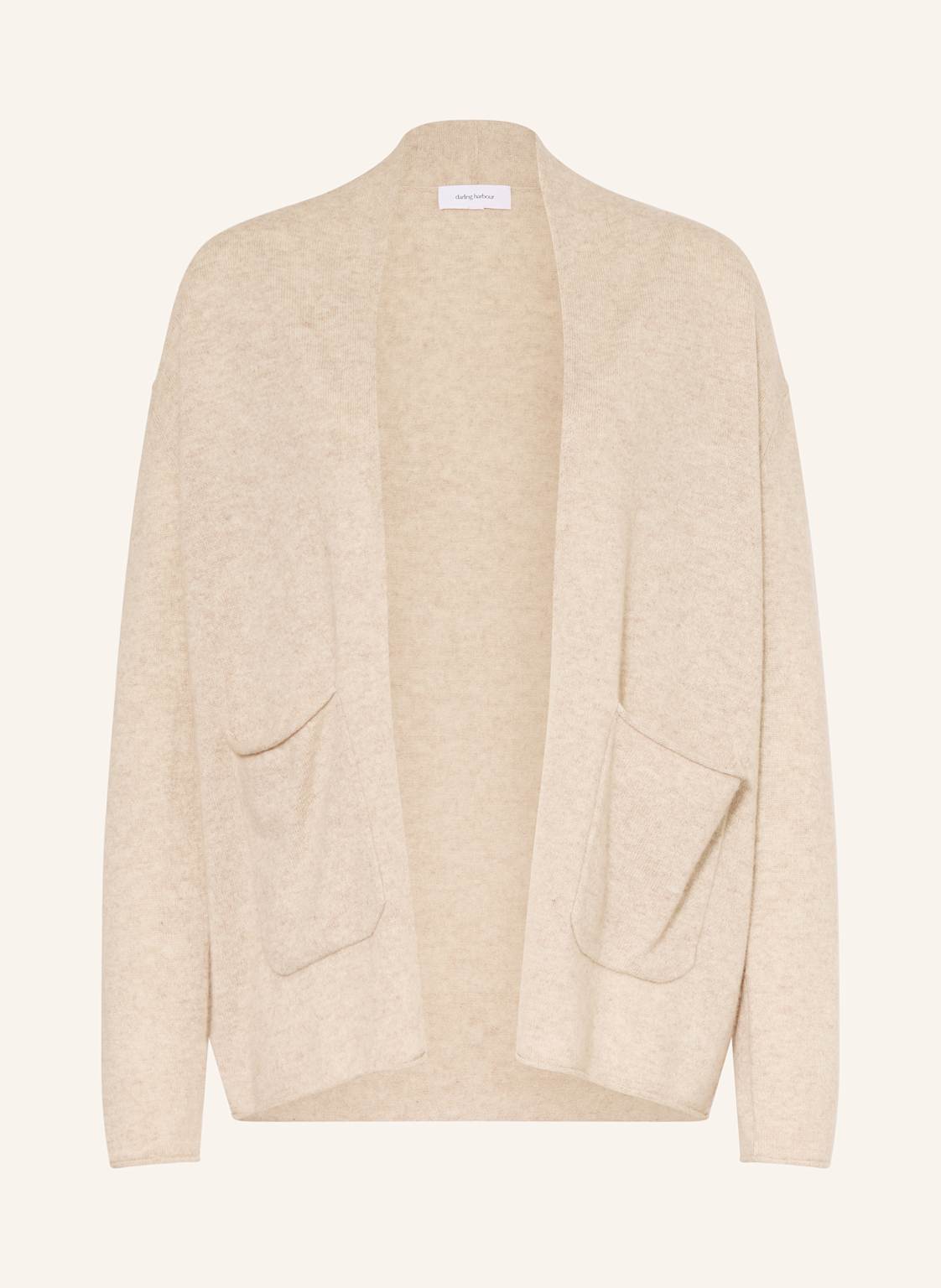Darling Harbour Strickhülle Aus Cashmere beige von darling harbour